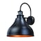 Vaxcel Delano Bronze Motion Sensor Dusk to Dawn Farmhouse Barn Dark Sky Outdoor Wall Light T0258 - alternate 1